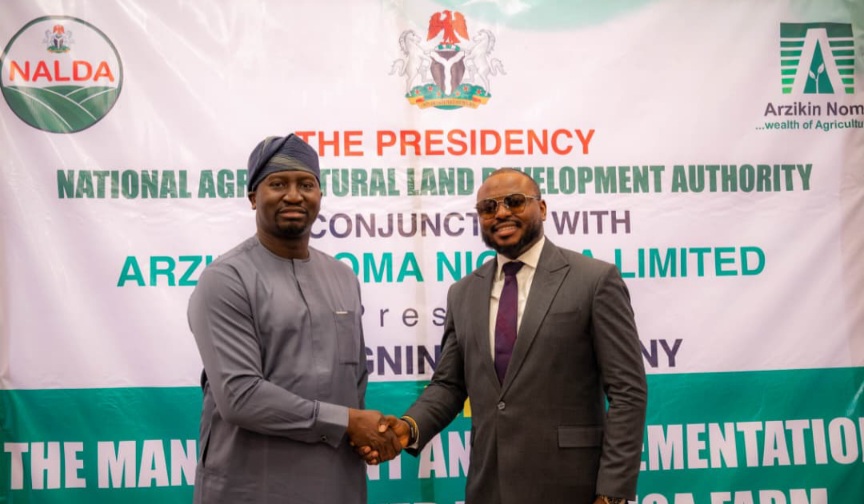 NALDA partners Arzikin Noma to expand mega farm project, boost food security
