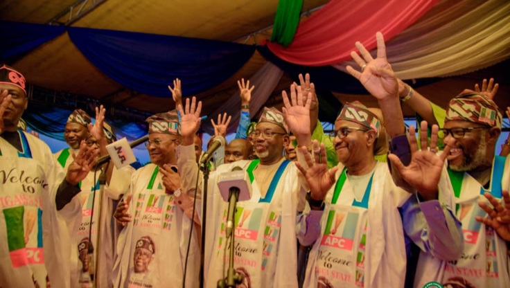 2027: Namadi, APC leaders receive over 66,000 defectors in Jigawa