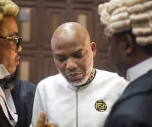 Nnamdi Kanu Files Motion For Dismissal Of FG’s Suit, Release From Custody, Insists Charges Against Him Are Repealed Laws
