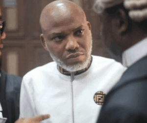 Nnamdi Kanu assumes self-representation as lawyers withdraw from case