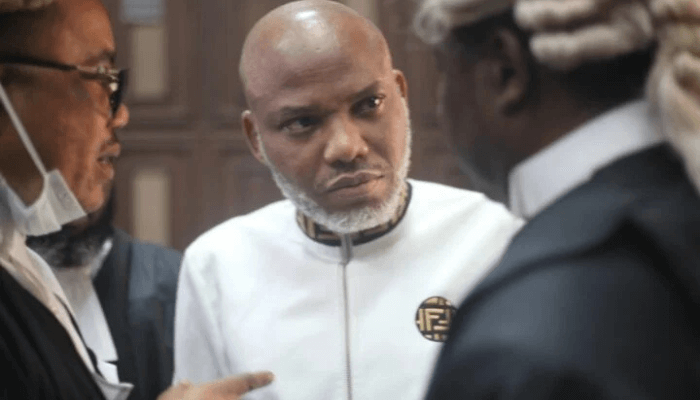 Nnamdi Kanu assumes self-representation as lawyers withdraw from case