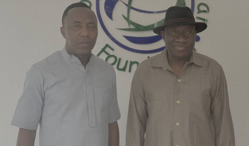 Sowore meets Jonathan ahead of planned protest for Nnamdi Kanu