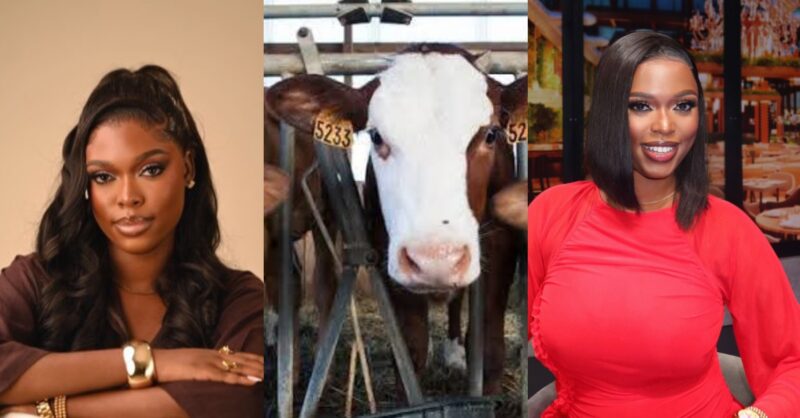 Lady cries out over amount spent in purchasing a cow