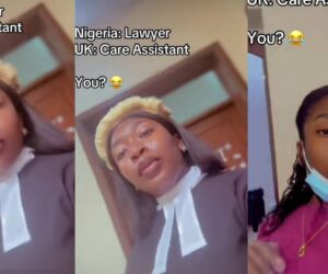 Nigerian lawyer works as care assistant in UK, shares her hourly pay