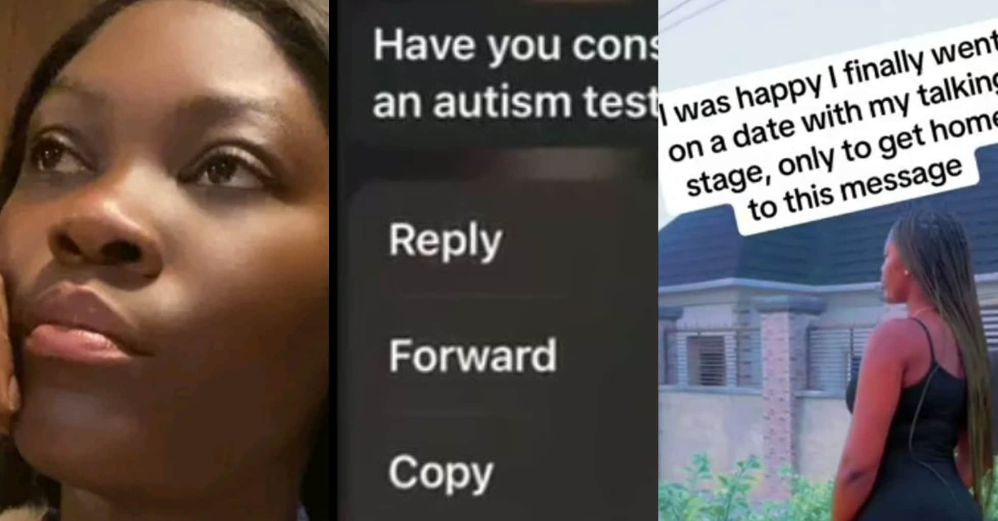 Lady shares text message received from her talking stage after their date