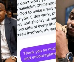 Cubana Chief Priest reaches out to Lucky Udu via DM, surprises him with ₦1M