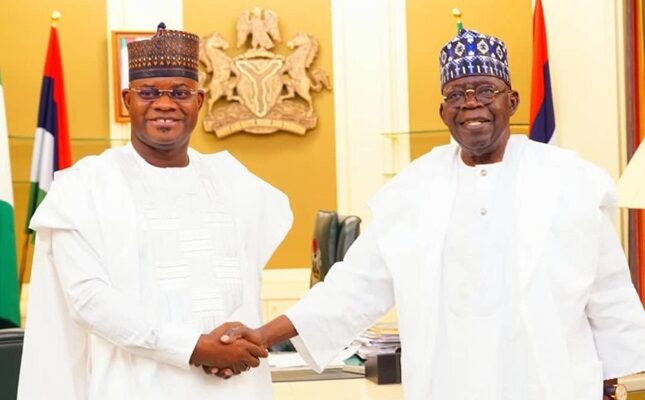 2027: Yahaya Bello says Tinubu unbeatable, pledges Kogi’s continued support