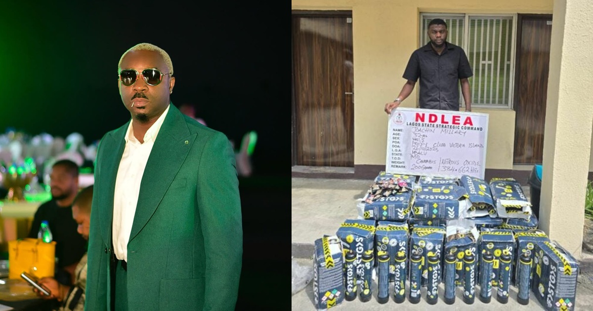NDLEA warns against drug parties after arresting Pretty Mike, manager at Lagos club raid