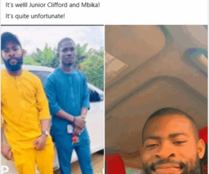 Two friends d!e as car plunges into ditch in Aba