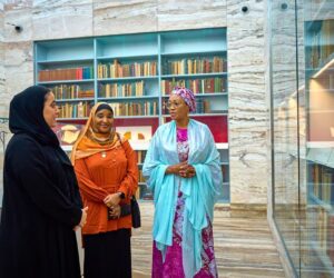 Remi Tinubu Tours Qatar National Library After Raising N20bn For The One In Nigeria