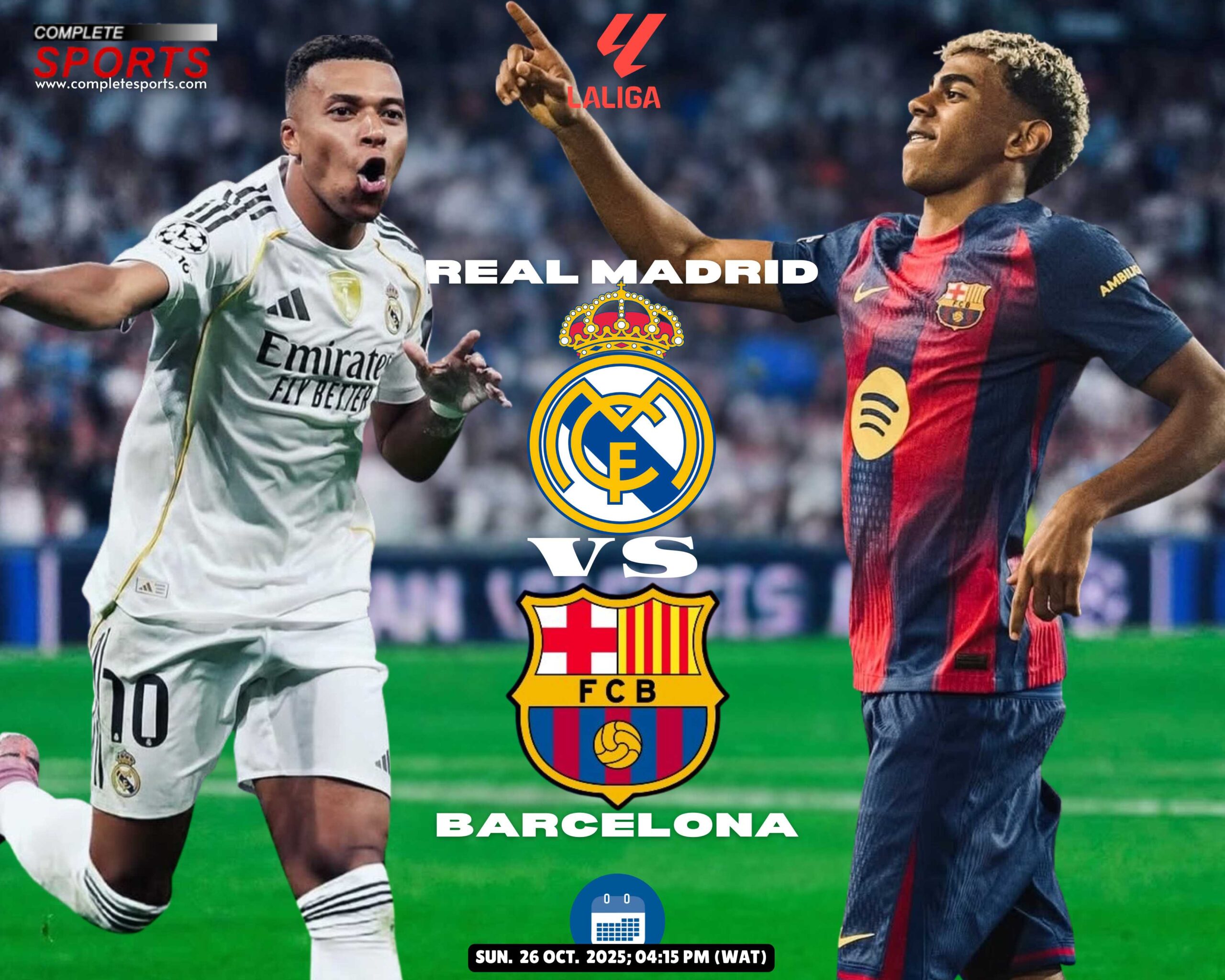 Real Madrid vs Barcelona – Battle For Supremacy