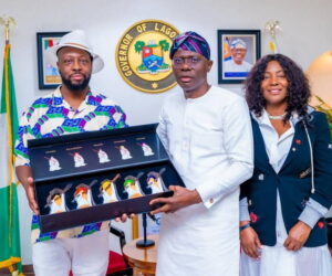 Sanwo-Olu hosts Wyclef Jean, Miss Earth 2024 in Lagos