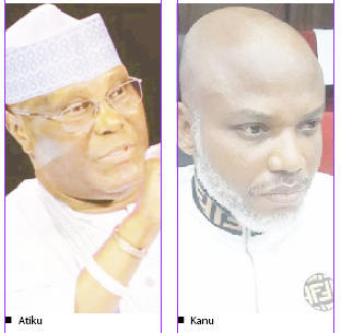 Atiku Joins Sowore’s Campaign For Nnamdi Kanu’s Release