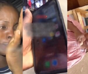 Single mom brǝaks down after selling phone to feed her child (WATCH)