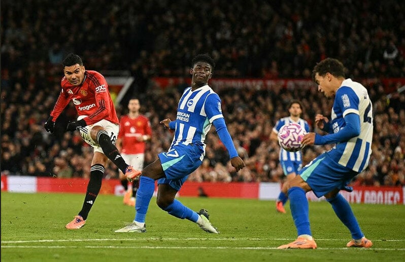 Manchester United Edge Brighton In 6-goal Thriller For Third-straight Win