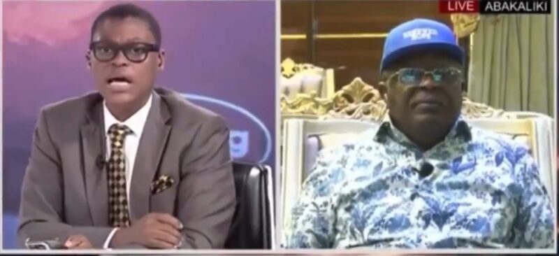 ‘Who Are You?’ Umahi, ARISE TV Anchor Locked In Bitter Exchange On Live TV