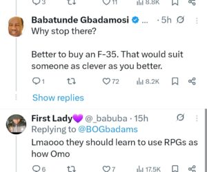Buy AK-47 rifles” Former Lagos State Governorship candidate Babatunde Gbadamosi urges Nigerians to arms themselves against “Fulani Muslim Jihadist Terrorists