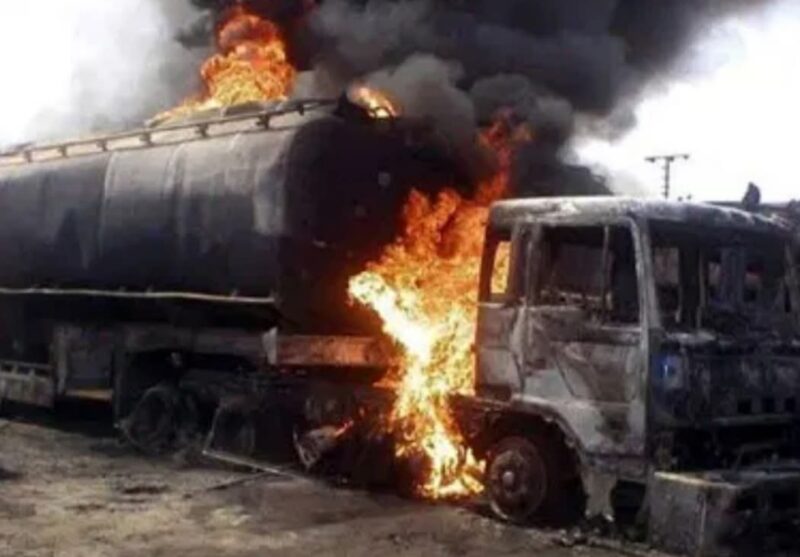 Fatal Tanker Fire Outbreak On Abeokuta–Sagamu Expressway, Multiple Casualties Feared