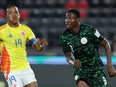 Flying Eagles Draw 1-1 With Colombia, Qualify For Round Of 16