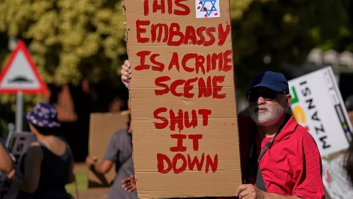South Africans Protest, Demand Israeli Embassy Closure And Release of Detained Flotilla Activists