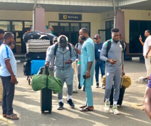 Super Eagles Land in Uyo, to Train Sunday Evening Ahead of Tuesday’s World Cup Qualifier Against Benin 