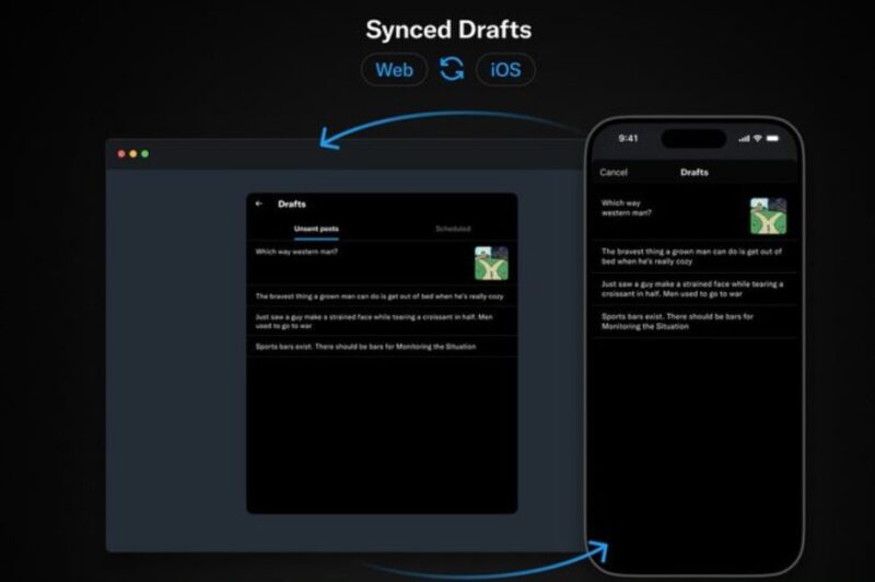 X rolls out ‘synced drafts’ feature that allows users to continue draft made via app on web