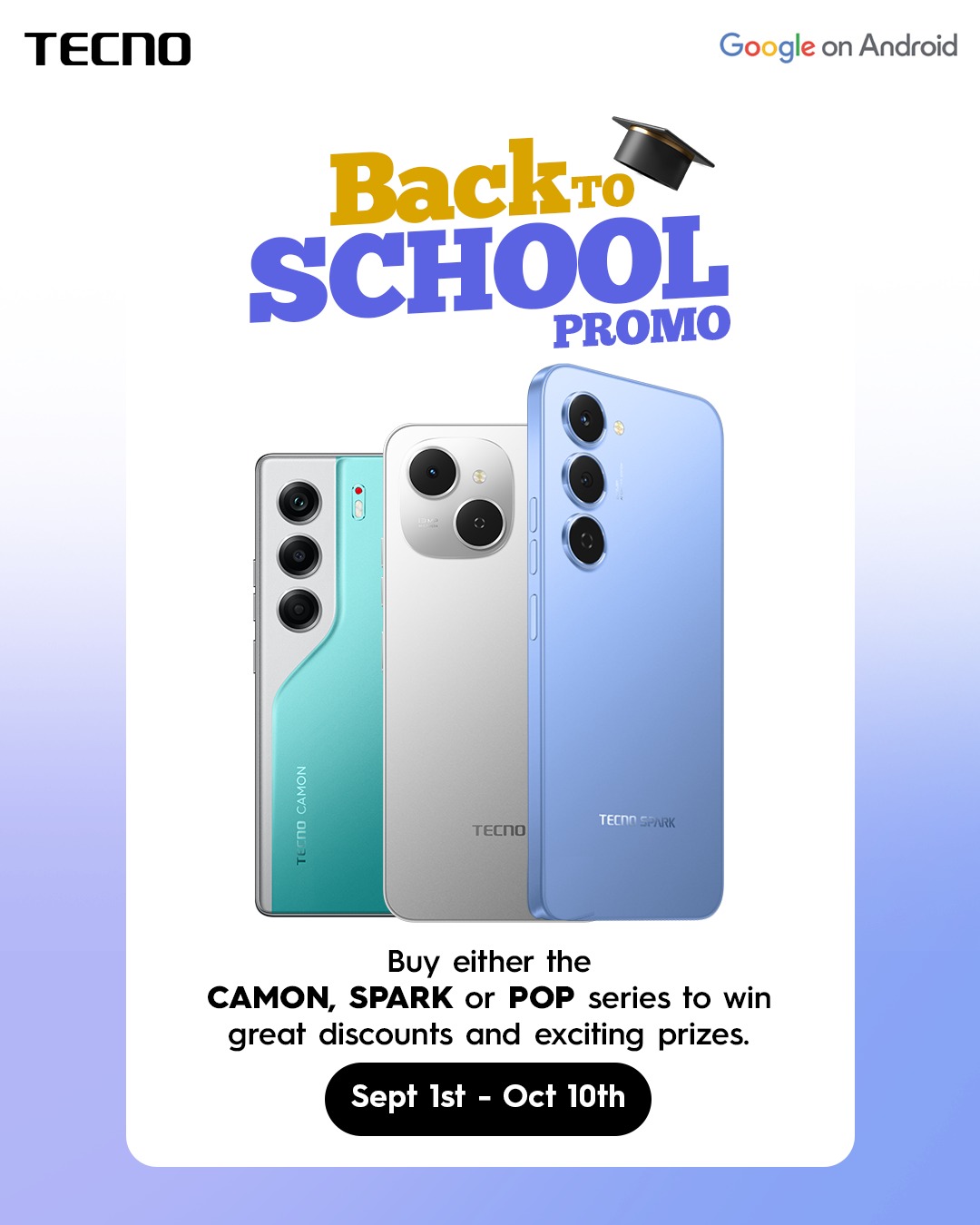 TECNO Back-to-School Promo ends in grand style: Winners get new Spark 40 phones, laptops, freezers