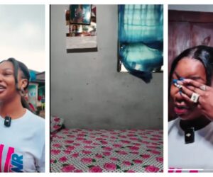 Video: Tacha Breaks Down In Tears During Visit To Former One-room Apartment