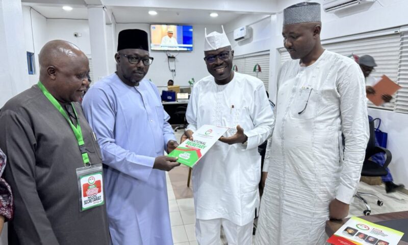 Makinde’s Ally, Taofeek Arapaja, Submits Nomination Form For PDP National Secretary