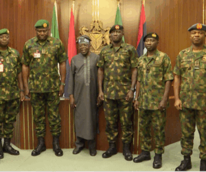 Tinubu Hosts New Service Chiefs At Presidential Villa Ahead Of Senate Confirmation, Swearing-In – Arise News