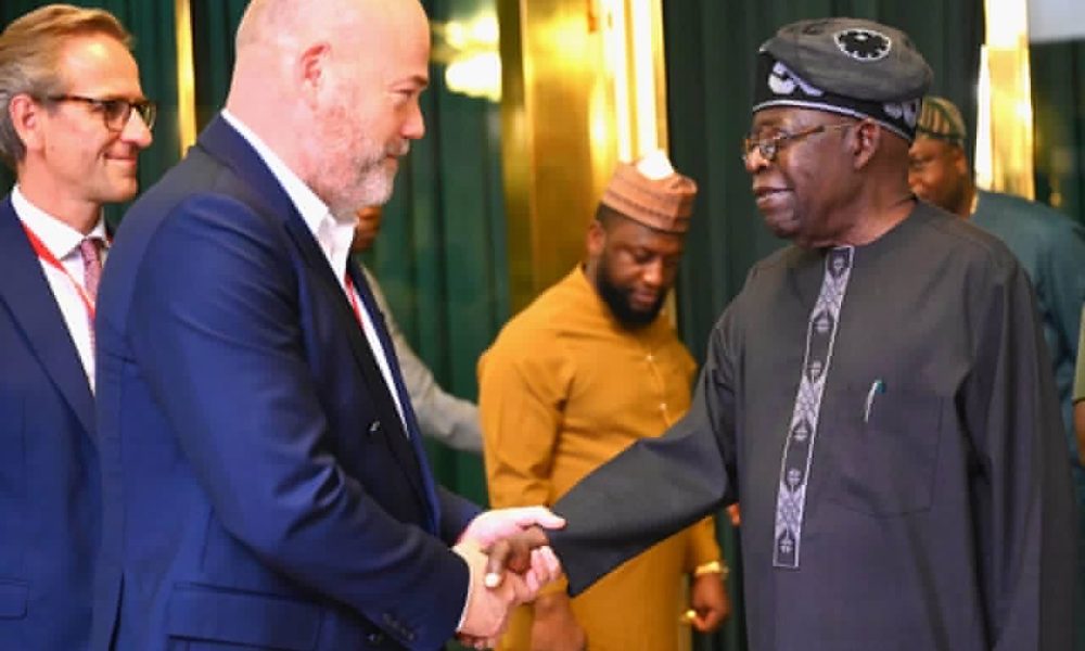 Tinubu Meets Denmark’s Richest Man, Anders Holch Povlsen