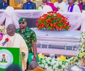 Tinubu preaches love, unity at Yilwatda mother’s burial