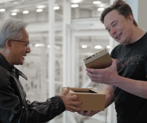 Jensen Huang hand-delivers $3,999 DGX Spark to Musk and Altman as AI rivalry turns into a high-stakes spectacle