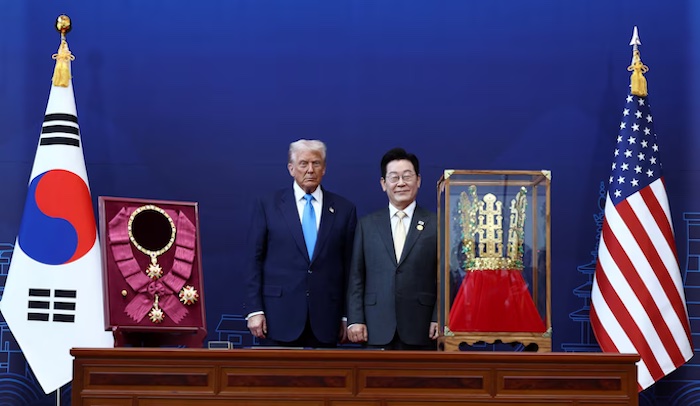 Trump Receives South Korea’s Highest Honour, Grand Order Of Mugunghwa, For Role As ‘Peacemaker’ – Arise News