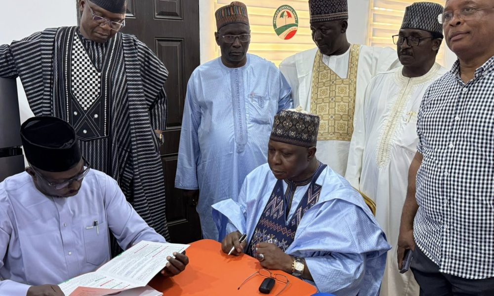 Breaking: Turaki Submits Nomination Forms For PDP Chairmanship Seat As Lamido Cries Foul (Photos)