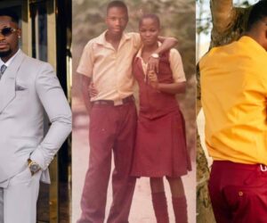 Couple who met in secondary school tie the knot 18 years later, recreate old photo