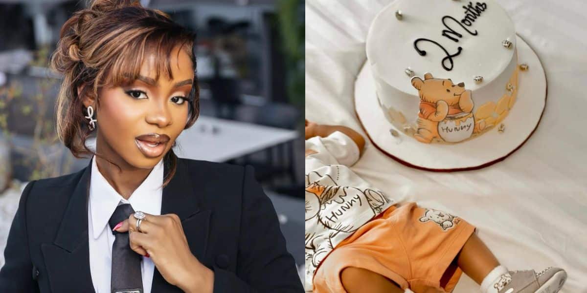 Priscilla Ojo celebrates baby Rakeem at 2 months, shares heart-melting photos