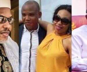 Nnamdi Kanu’s wife reacts to Wike’s willingness to testify in court