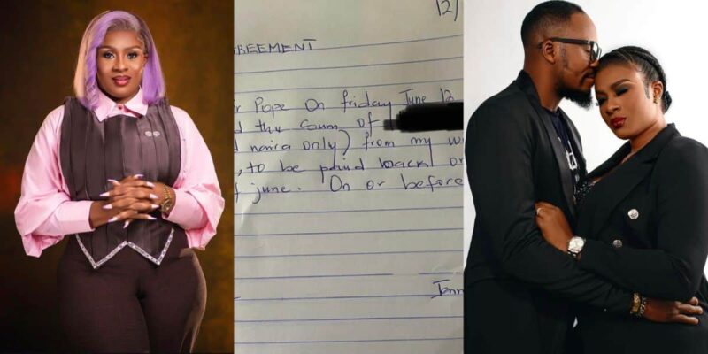 Late Junior Pope’s hilarious note to his wife while borrowing money surfaces