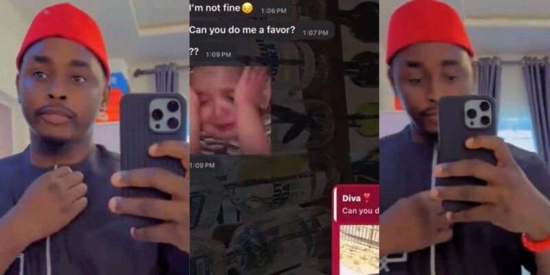 “I’ll like to use your cloth for TikTok challenge” – Man shares bold request he got from his talking stage