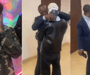 Faith reunites with family after disqualification