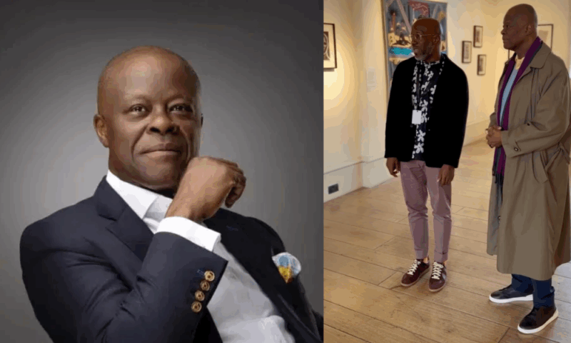 Wale Edun Surfaces In London After Health Speculations, Visits Art Gallery