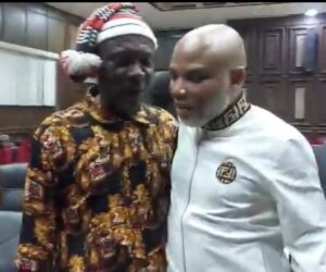Nnamdi Kanu waives defence in terrorism trial, judge cautions