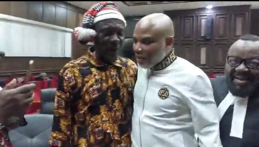 Nnamdi Kanu waives defence in terrorism trial, judge cautions