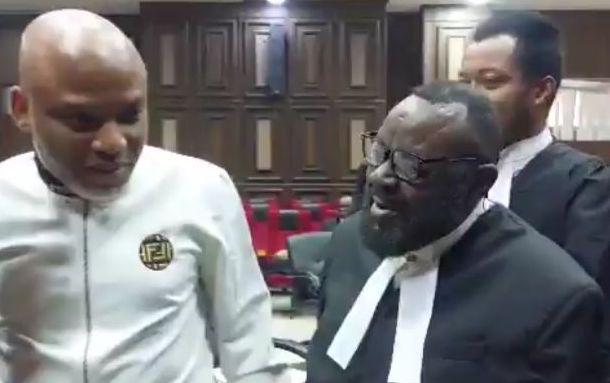Protest: Court remand Nnamdi Kanu’s lawyer, brother, others for alleged breach of public peace