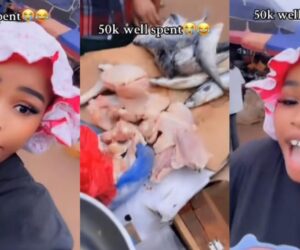 Lady collects ₦50k from admirer, buys chicken instead of showing up