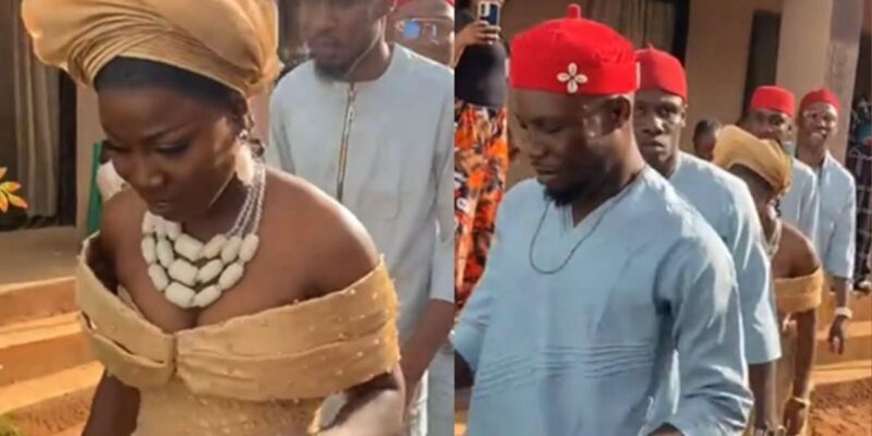 Bride’s bothers steal the show as her aso ebi boys in viral wedding video