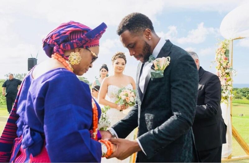 Photos from actress Bukky Wright’s son’s wedding