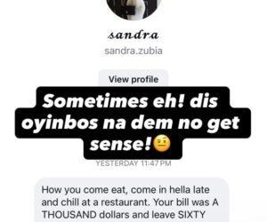 Singer Peter Okoye reacts after a waitress in a US restaurant slid into his DM over the ‘small’ tip he left behind