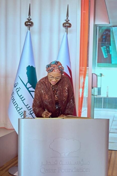 Qatar Foundation Backs Remi Tinubu’s Plan For Almajiri, Out-of-School Children